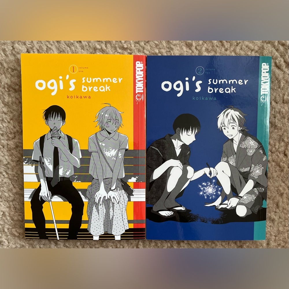 Ogi's Summer Break Manga Volumes 1 and 2